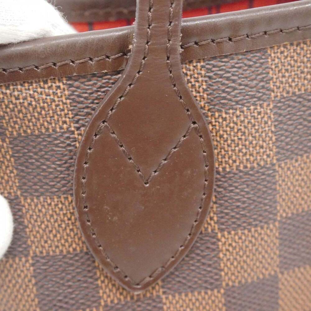 LOUIS VUITTON Brown Damier Neverfull PM Tote Bag - Picture 15 of 16